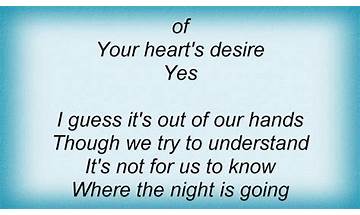 Heart\'s Desire en Lyrics [Billy Joe Royal]