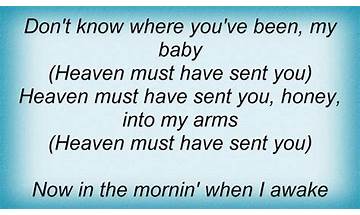Heaven Must Have Sent You en Lyrics [The Elgins]