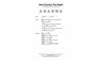 Here Comes The Night en Lyrics [Tokio Hotel]