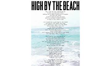 High By The Beach fr Lyrics [Lana Del Rey]