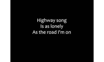 Highway Song en Lyrics [Iggy Pop]