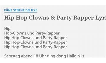 Hip Hop Clowns und Partyrapper de Lyrics [Fünf Sterne Deluxe]