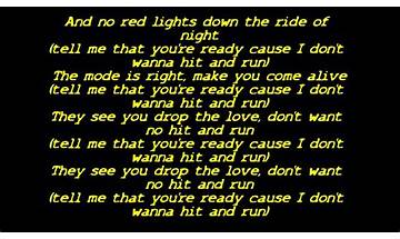 Hit And Run en Lyrics [Motel Connection]