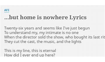 Home Is Nowhere en Lyrics [Vin Fischer]