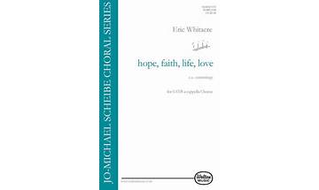 Hope, faith, life, love en Lyrics [Eric Whitacre]
