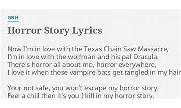 Horror Story en Lyrics [GBH]
