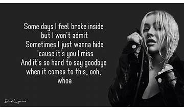 Hurt en Lyrics [Christina Aguilera]
