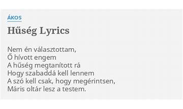 Huseg hu Lyrics [Ákos Kovács]