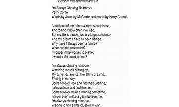 I\'m Always Chasing Rainbows en Lyrics [Tony Bennett]