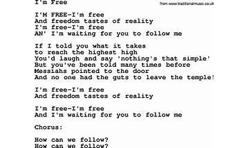 I\'m Free en Lyrics [The Who]