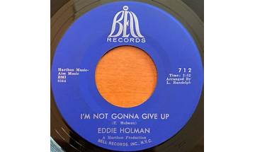 I\'m Not Gonna Give Up en Lyrics [Eddie Holman]