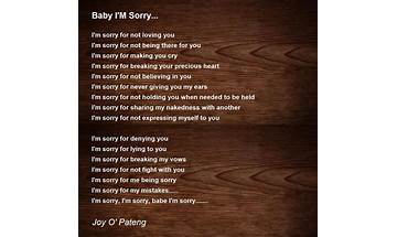 I\'m Sorry en Lyrics [Lukai Society]