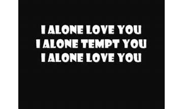 I Alone en Lyrics [Benjamin Delaney Lion]
