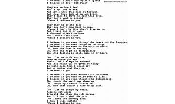 I Believe in You en Lyrics [Curtis Mayfield]