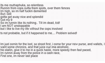 I RAP ABOUT KILLING PEOPLE en Lyrics [Lil Shungite]