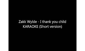 I Thank You Child en Lyrics [Black Label Society]