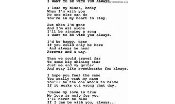 I Want to Be with You Always en Lyrics [Merle Haggard]