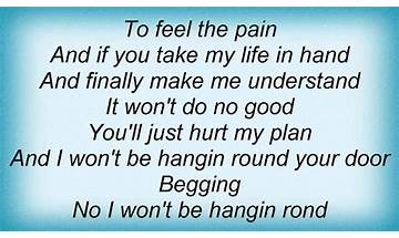 I Won\'t Be Hangin\' Round en Lyrics [Linda Ronstadt]