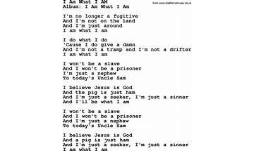 I am wat i am en Lyrics [Killer east]