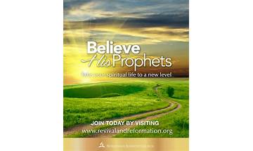 INSPIRE TODAY – BELIEVE HIS PROPHETS