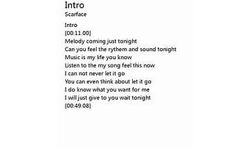 INTRO V en Lyrics [Idontknowjeffery]