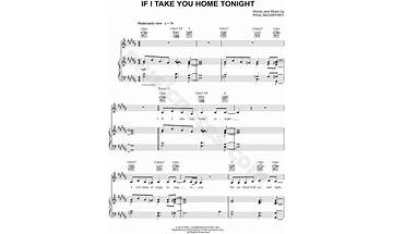 If I Take You Home Tonight en Lyrics [Diana Krall]