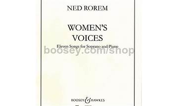 If ever hapless woman had a cause en Lyrics [Ned Rorem]