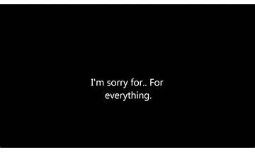 Im sorry for everything en Lyrics [Natalie Marie Howell]
