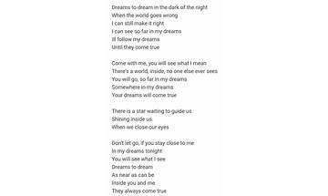 In Our Dreams en Lyrics [Paula Cole]