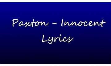 Innocent en Lyrics [Paxton]