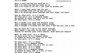 It\'s A Shame en Lyrics [The F-use (Rock)]