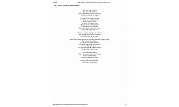 It\'s a Man en Lyrics [Big Harp]