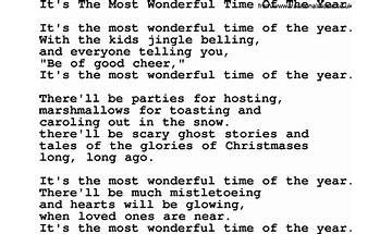 It\'s the Most Wonderful Time of the Year en Lyrics [Vince Gill]