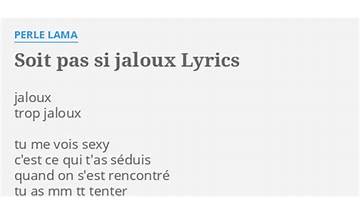 Jaloux fr Lyrics [Camille Lellouche]