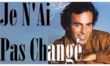 Je N\'ai Pas Changé fr Lyrics [Julio Iglesias]