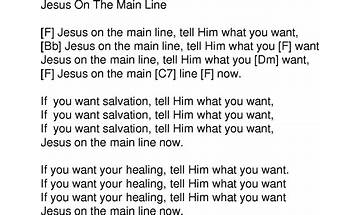 Jesus Is on the Main Line en Lyrics [Jerry Lee Lewis]