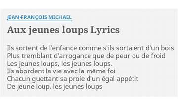 Jeunes loups fr Lyrics [OFX]