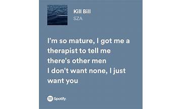 Kill Bill en Lyrics [Lex Lu]