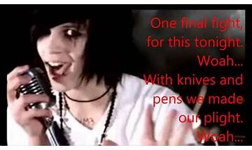 Knives and Pens en Lyrics [Black Veil Brides]
