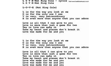 L-O-V-E en Lyrics [White Life]