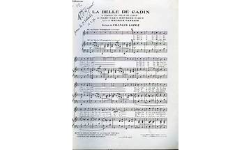 La Belle De Cadix fr Lyrics [Luis Mariano]