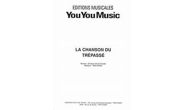 La Chanson Du Trépassé fr Lyrics [Têtes Raides]