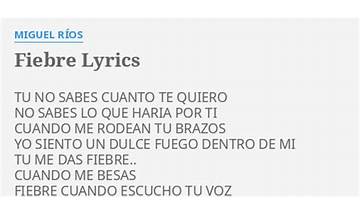 La Fiebre es Lyrics [Tonny Tun Tun]