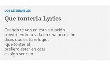 La tontera es Lyrics [Arturo Meza]