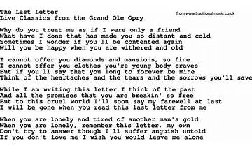 Last Letter en Lyrics [Miss May I]