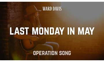 Last Monday in May en Lyrics [Ward Davis]