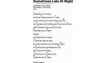 Late Night Shift en Lyrics [Merkules]