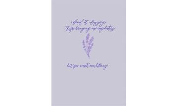 Lavender Dreams en Lyrics [Aidan Salem]