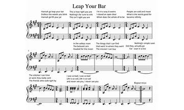 Leap Your Bar en Lyrics [John Frusciante]