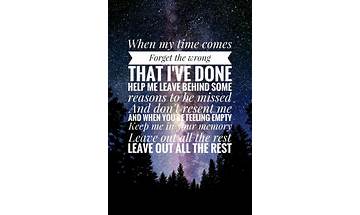 Leave Out All the Rest it Lyrics [Linkin Park]